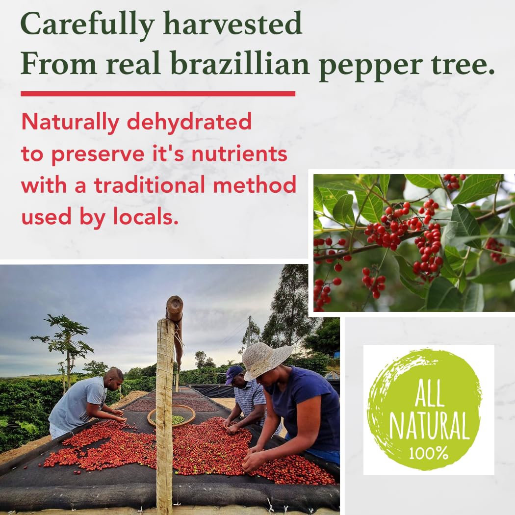 Whole Pink Peppercorns - Whole Pink Pepper Bulk, Fresh Peppers 4oz
