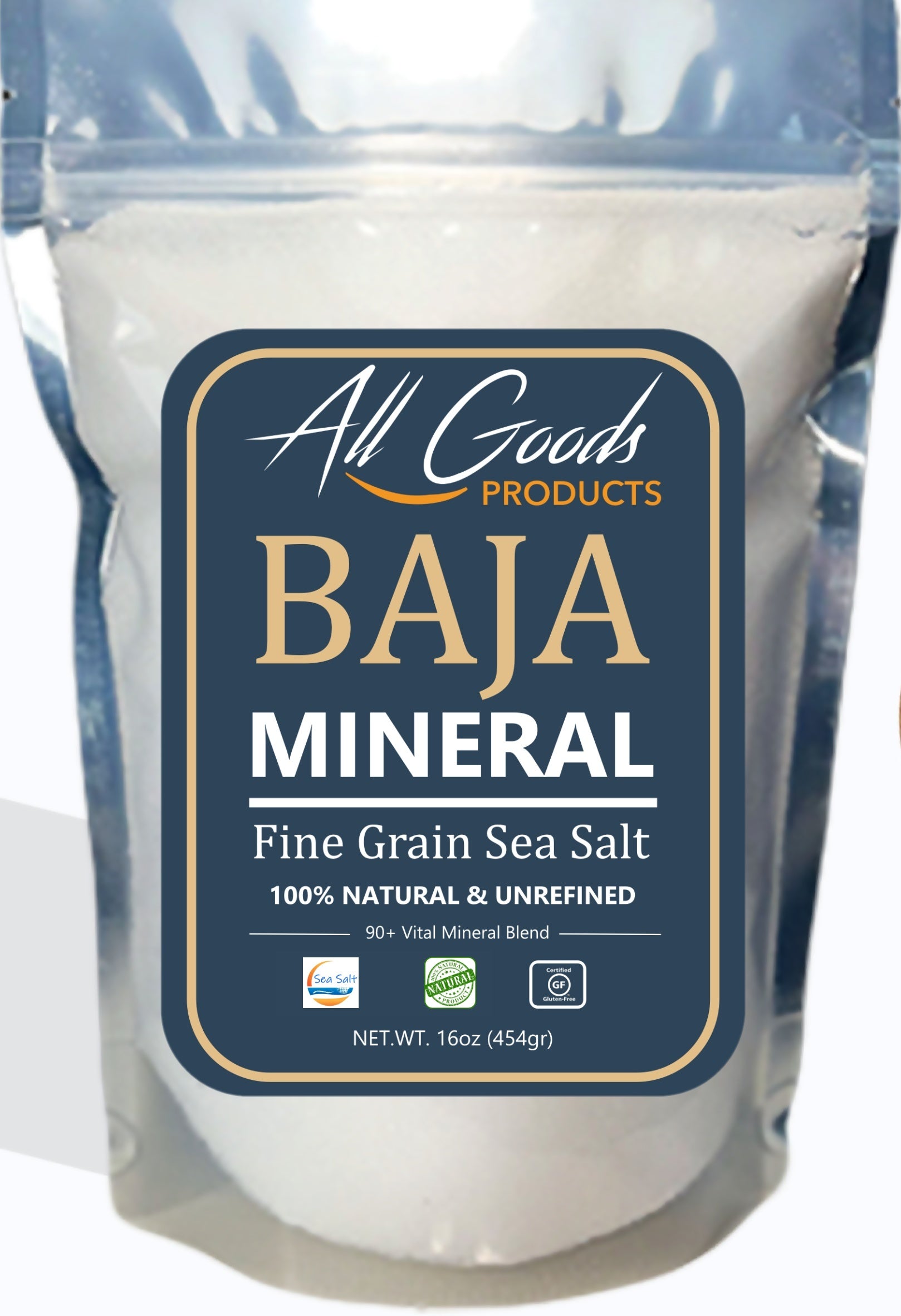 Baja Mineral Sea Salt Fine Grain 16oz