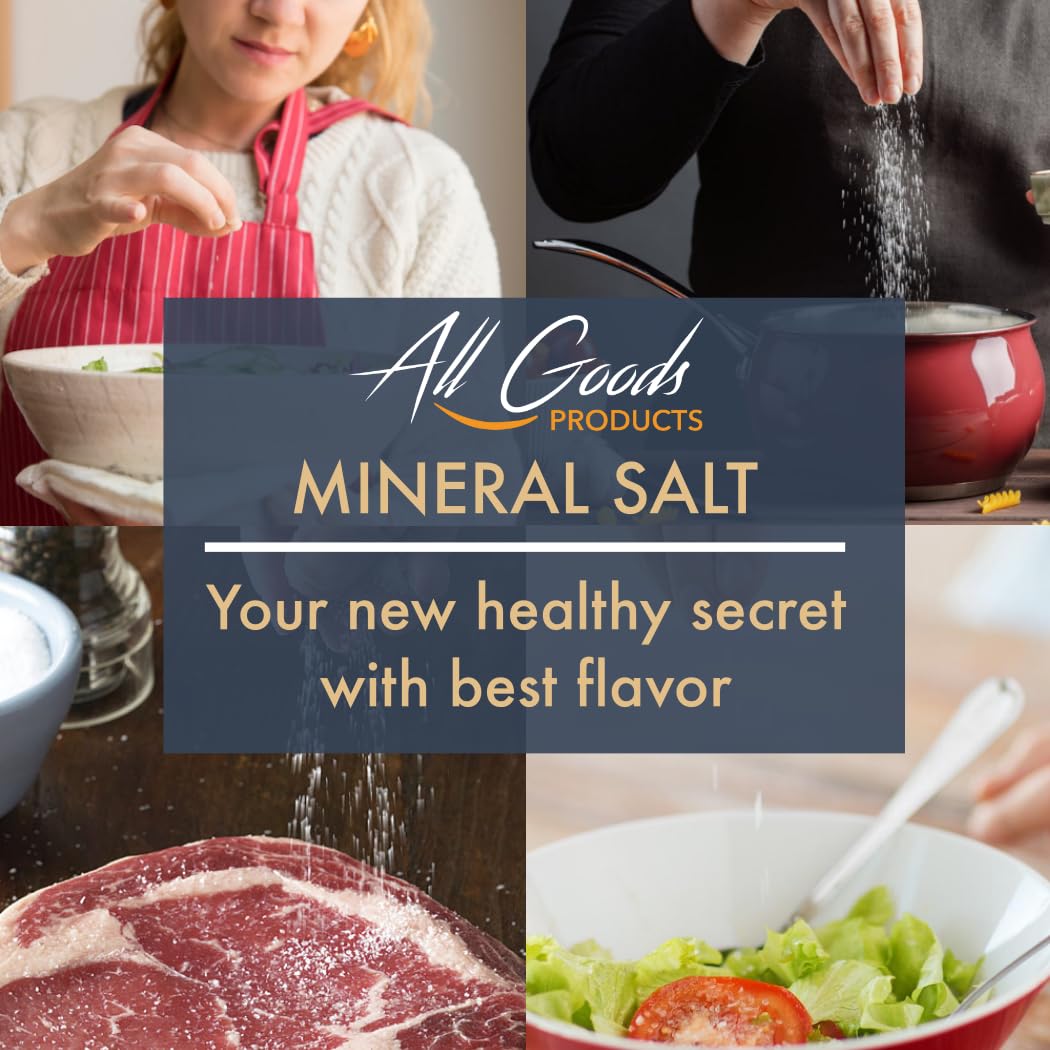 Crystals Coarse Mineral Sea Salt 1Lb.