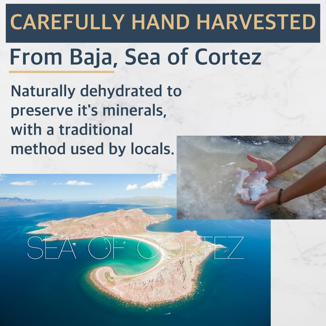All Goods Baja Mineral Sea Salt Fine Grain 8oz 92+ trace minerals