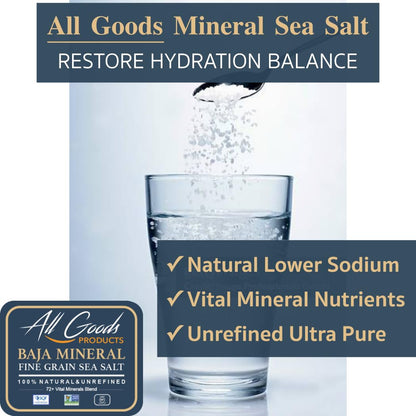 Baja Mineral Sea Salt Fine Grain 16oz