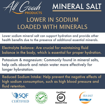 Crystals Coarse Mineral Sea Salt 1Lb.