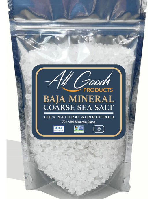 All Goods Baja Mineral Sea Salt Coarse Grain 16oz