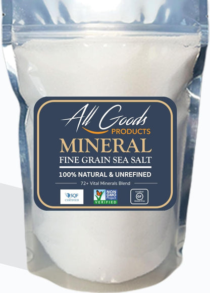 Crystals Fine Grain Mineral Sea Salt 1Lb.