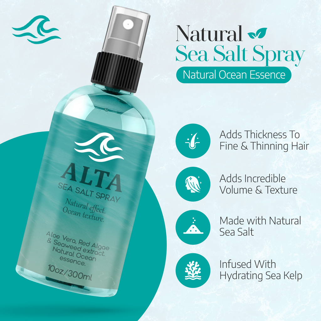 Alta 10oz Sea Salt hair Spray Texturizing  Volumizing.
