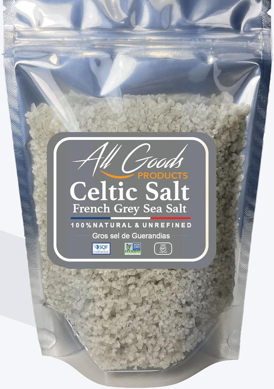 Celtic Sea Salt, French Grey Sea Salt Coarse Grain 12oz