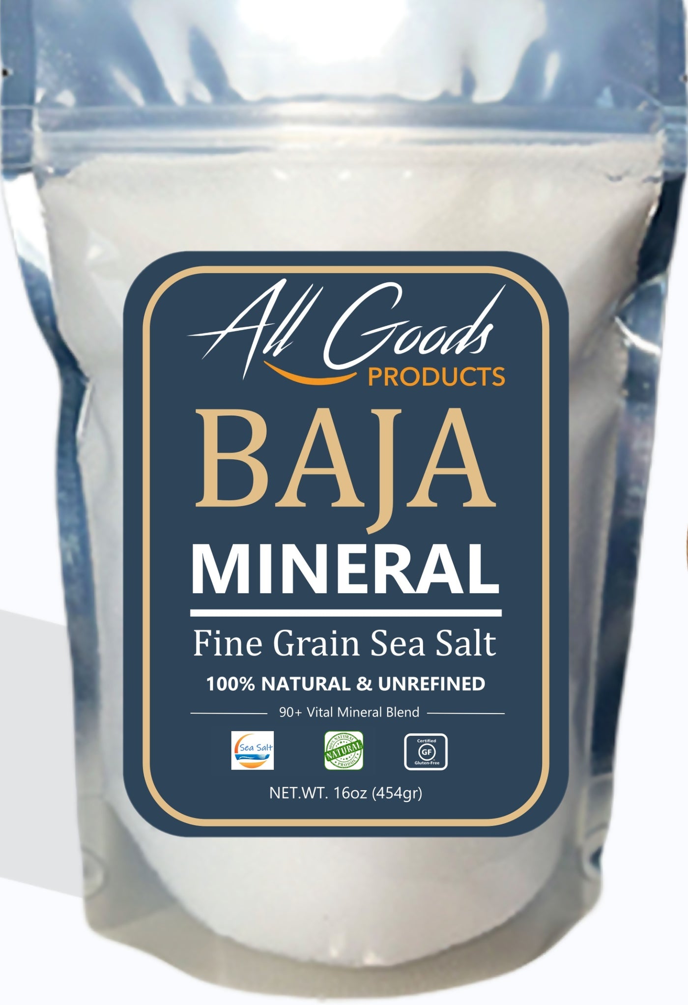 Baja Mineral Sea Salt Fine Grain 16oz